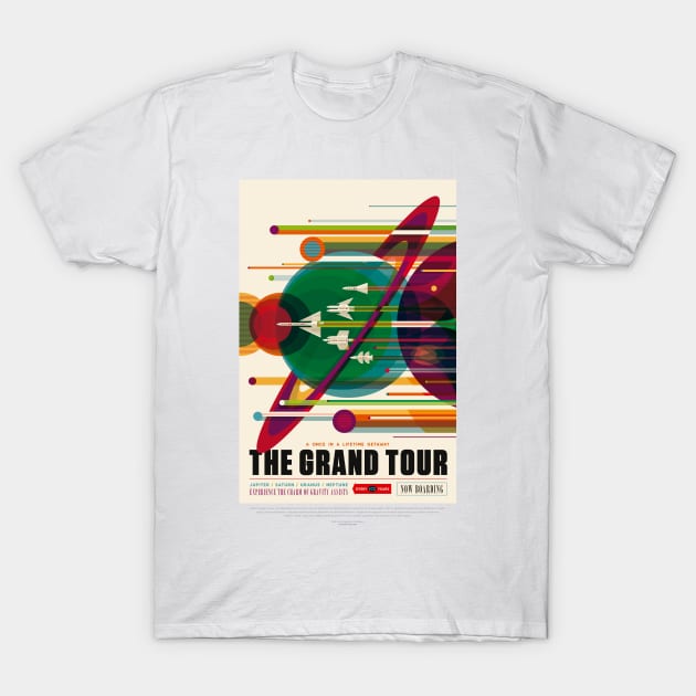 Grand Tour NASA Artwork T-Shirt by GEEKNESS